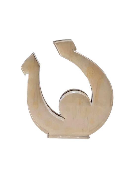 Moda Mostra Handmade Tabletop Lucky Charm Horseshoe Transparent made of Plexiglass 2026 10x11cm 1pcs
