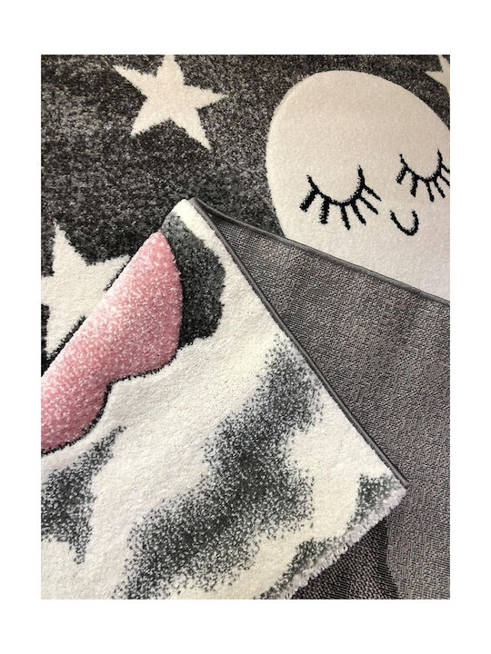 Koulis Carpets Kinder Teppich Gray 133x190cm