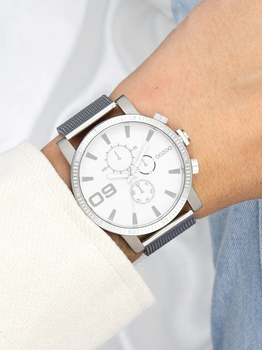 Oozoo Timepieces Women's Watch with Silver Metal Bracelet