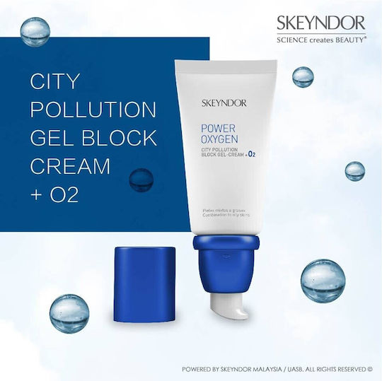 Power Oxygen City Pollution Blockgel Cream O2 Ενυδατική Κρέμα Προσώπου 50ml