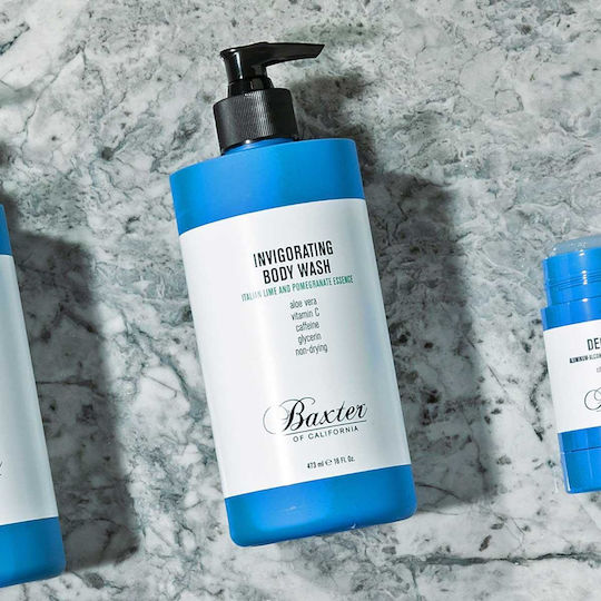 Baxter Of California Belebendes Schaumbad in Gel für Herren mit Hafer & Duft Granatapfel 473ml