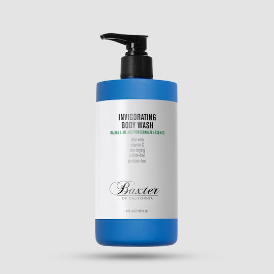 Baxter Of California Belebendes Schaumbad in Gel für Herren mit Hafer & Duft Granatapfel 473ml