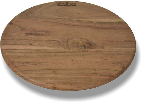 Nakaro Wood Πλατώ Σερβιρίσματος Περιστρεφόμενο Ξύλινο 35x35x4εκ.