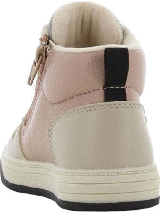 Kinderstiefeletten mit Schnürsenkeln Rosa