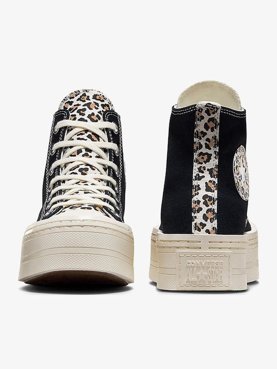 Chuck Taylor All Star Modern Lift Flatforms Tip Botine Negre