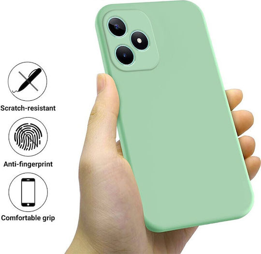 Solid Color Back Cover Σιλικόνης Πράσινο (Realme C51)