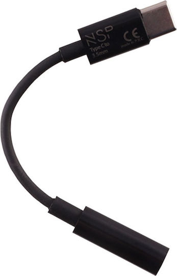 NSP Converter USB-C male to 3.5mm female 1pcs
