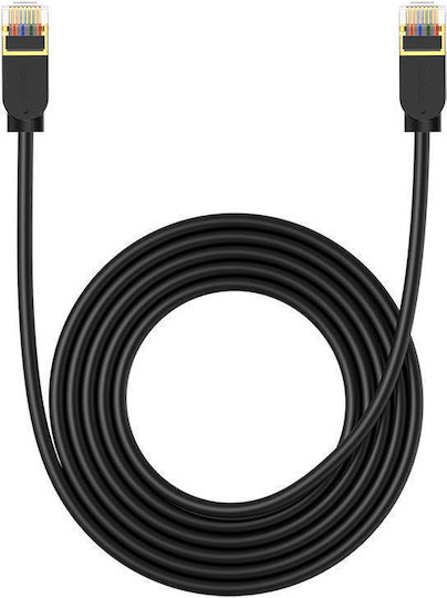 Baseus Cat.7 (10Gbps) Καλώδιο Δικτύου Ethernet 3m Μαύρο