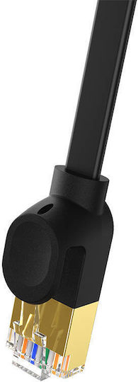 Baseus Cat.7 (10Gbps) Καλώδιο Δικτύου Ethernet 3m Μαύρο