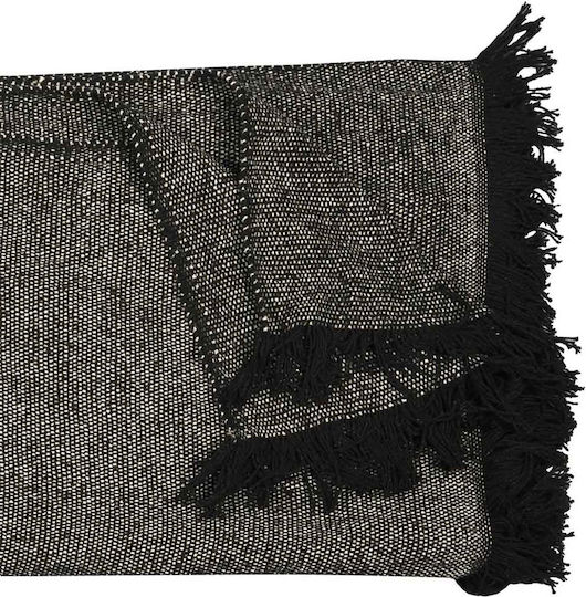 TnS Three-Seater Sofa Throw P180xM270cm Black and White TnS Three-Seater Sofa Throw P180xM270cm Black and White