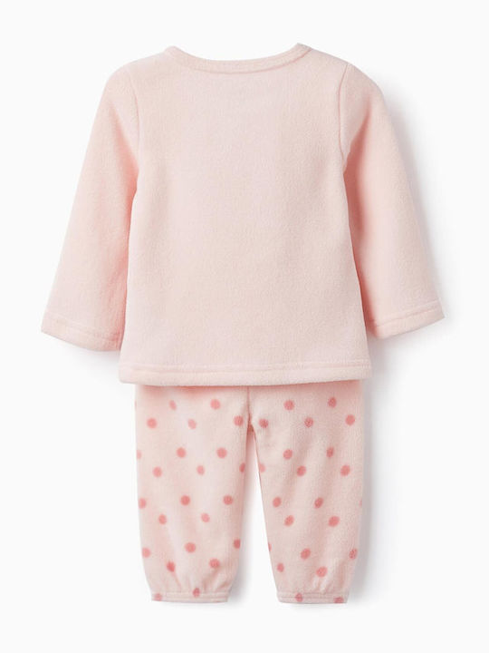 Zippy Kids' Pajamas Winter Fleece Pink