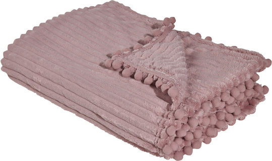 Das Home 1354 Single Fleece Blanket 160x220cm Nude
