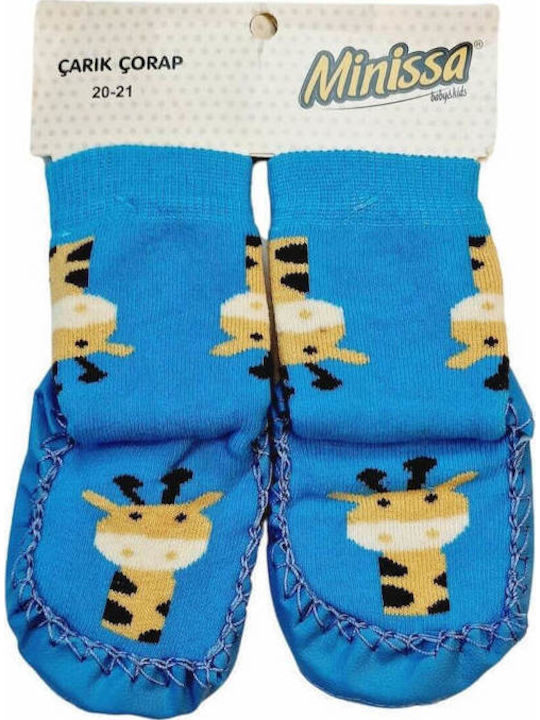 Minissa Kids' Slipper Socks Turquoise