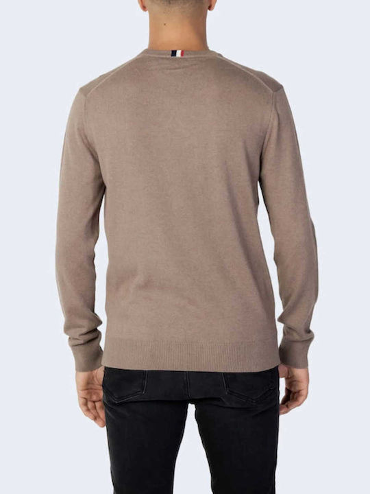 U.S. Polo Assn. Herren Langarm-Pullover Beige