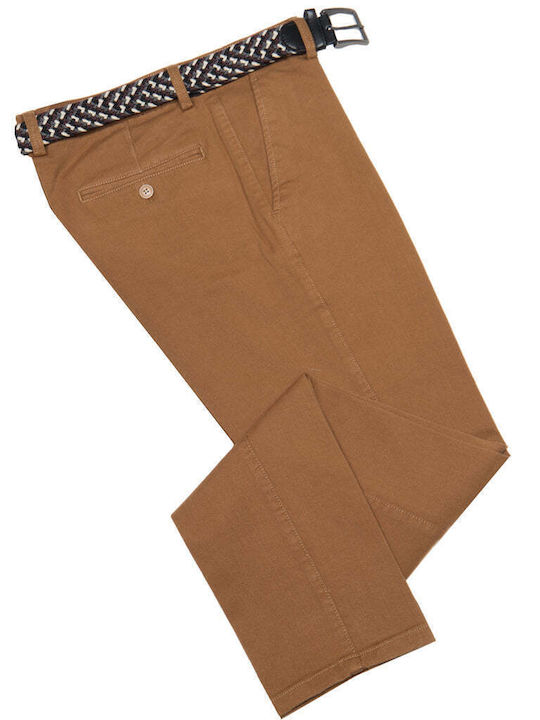 Mygolf Men's Chino Trousers Brown