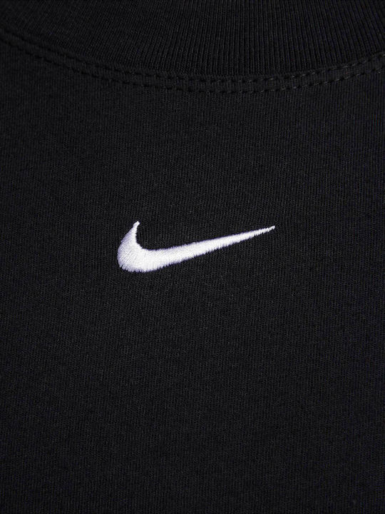 Sportswear Essential Γυναικείο Αθλητικό T-shirt Μαύρο