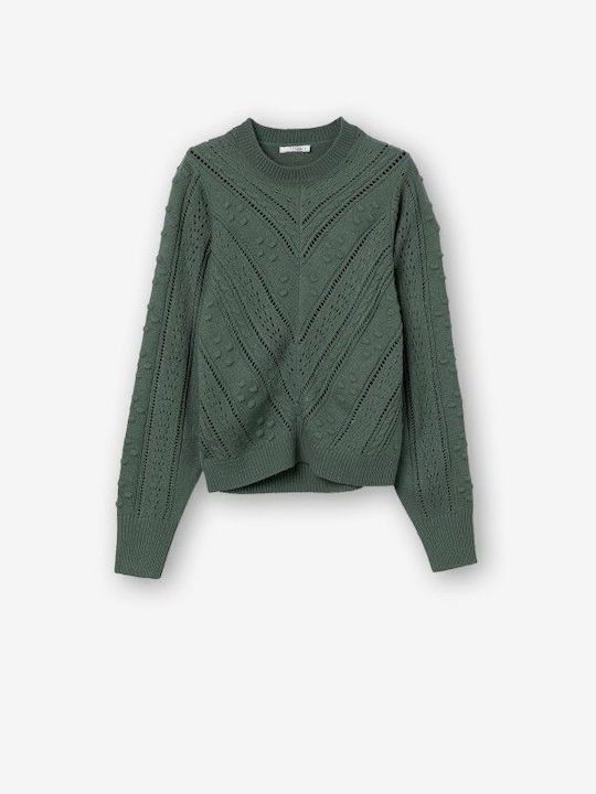 Tiffosi Women's Long Sleeve Sweater Green