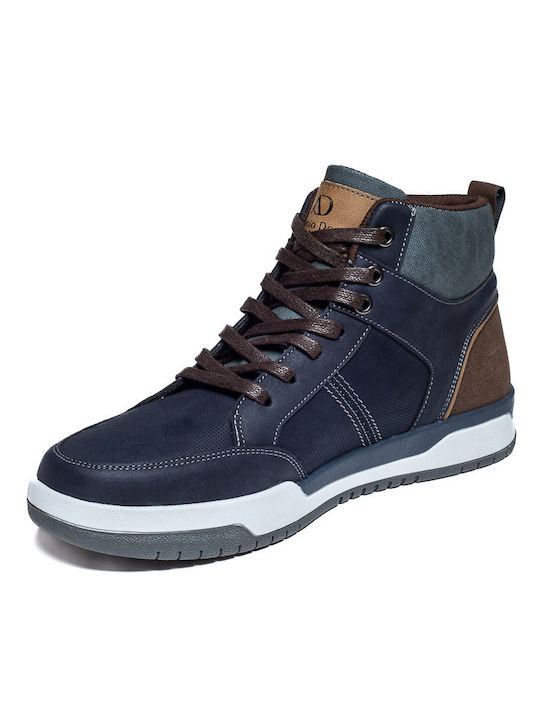 Navy Blue Men's Boots