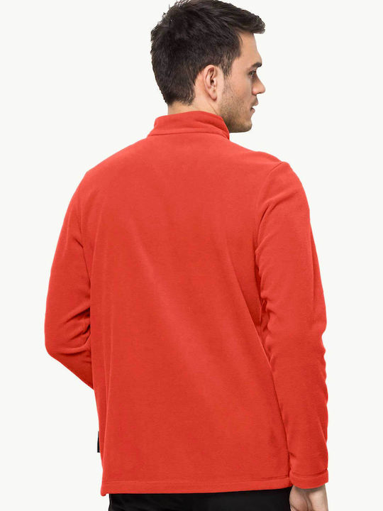 Jack Wolfskin Men's Athletic Long Sleeve Blouse RED