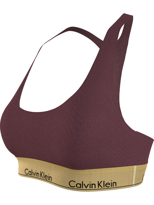 Women's Sports Bra without Padding Burgundy
