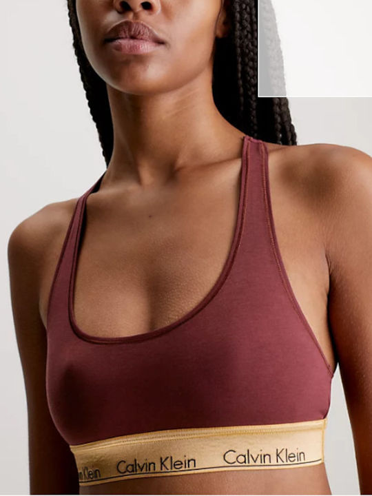 Women's Sports Bra without Padding Burgundy