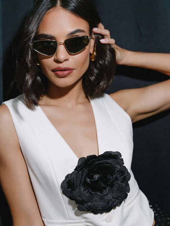 AV Sunglasses Hailey Γυναικεία Γυαλιά Ηλίου με Χρυσό Μεταλλικό Σκελετό