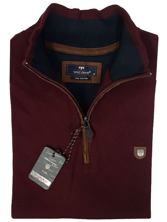 Long Sleeve Burgundy Blouse