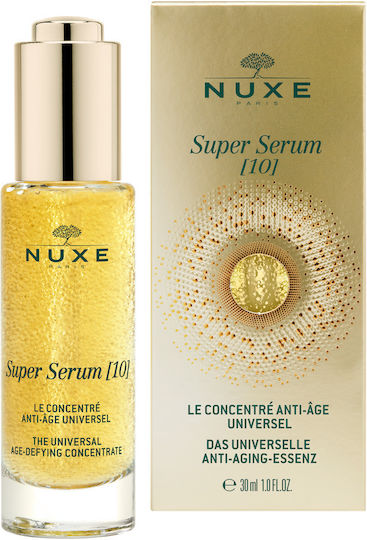 Nuxe Super 10 Feuchtigkeitsspendend & Anti-Aging Serum Gesicht mit Niacinamid & Hyaluronsäure für Strahlkraft & Straffung 30ml
