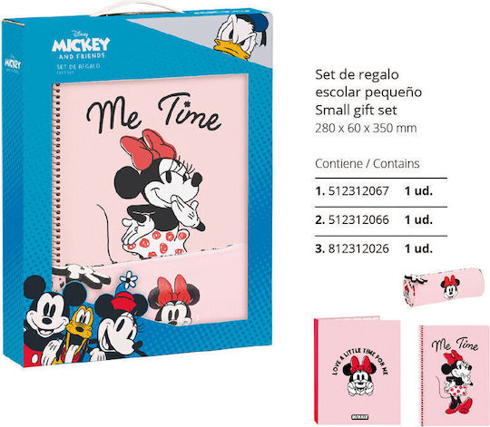 Cerda Mouse Παιδικό Σετ Γραφικής Ύλης με Κασετίνα