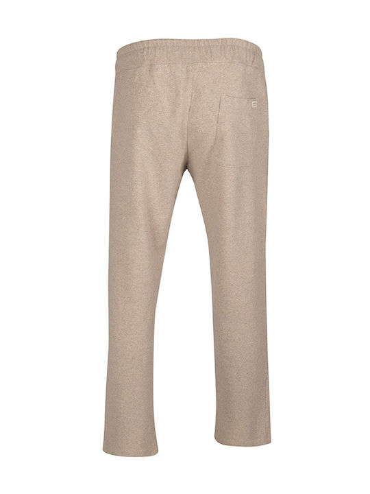 Crossley Men's Sweatpants with Rubber Beige