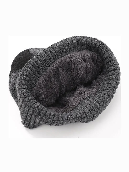 Knitted Beanie Cap Black