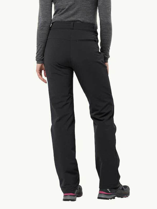 Jack Wolfskin Women's Hiking Long Trousers Black