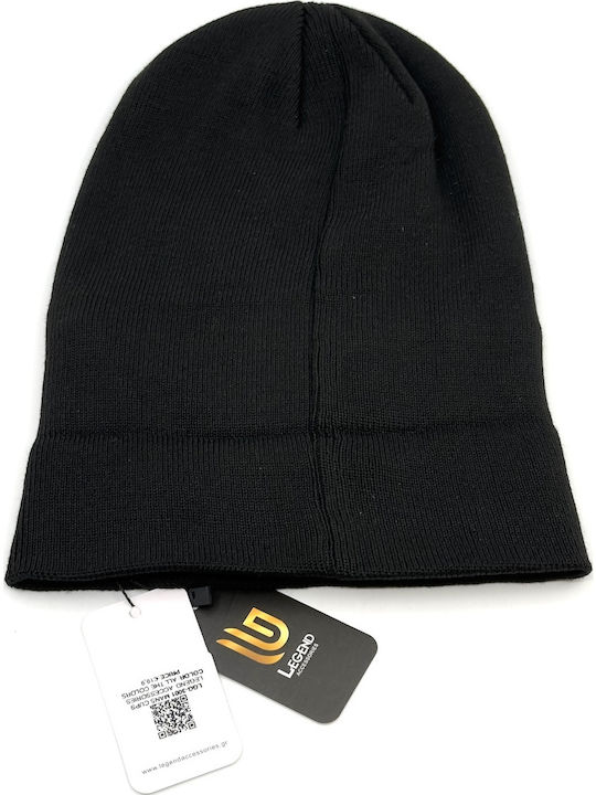 Beanie Beanie Knitted in Black color