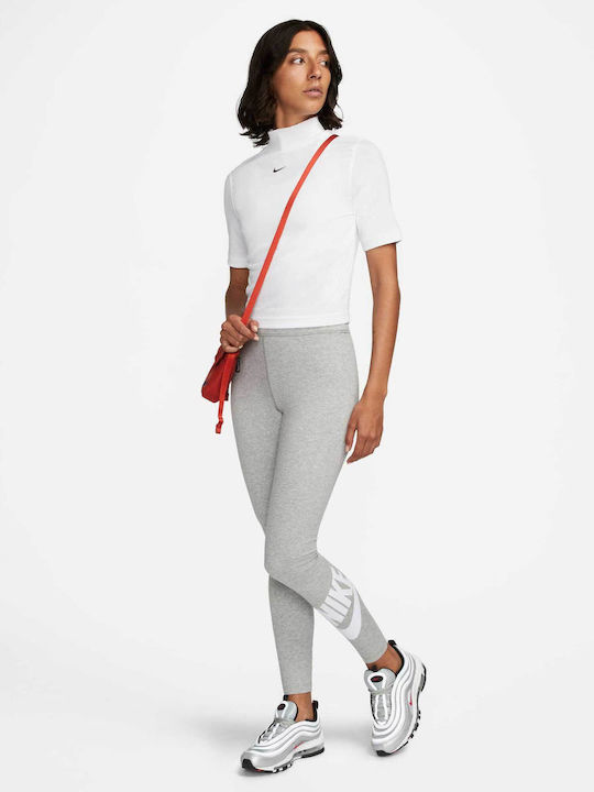 Sportswear Обучение Женски Изрязан легинси Сив