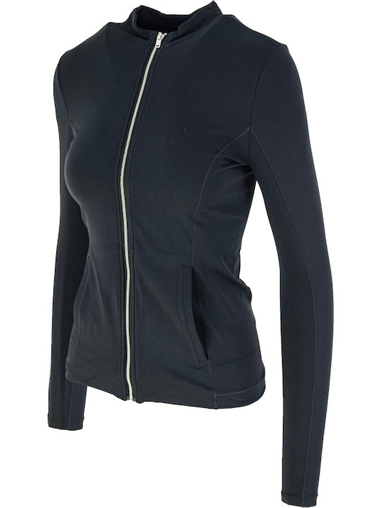 Nike Dri-fit Women's Short Sports Jacket for Winter Black