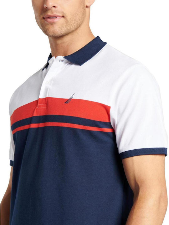 Nautica Ανδρικό T-shirt Κοντομάνικο Polo Πολύχρωμο