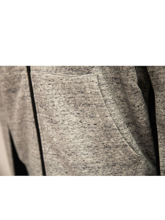 Graue Kapuzen-Sweatshirt