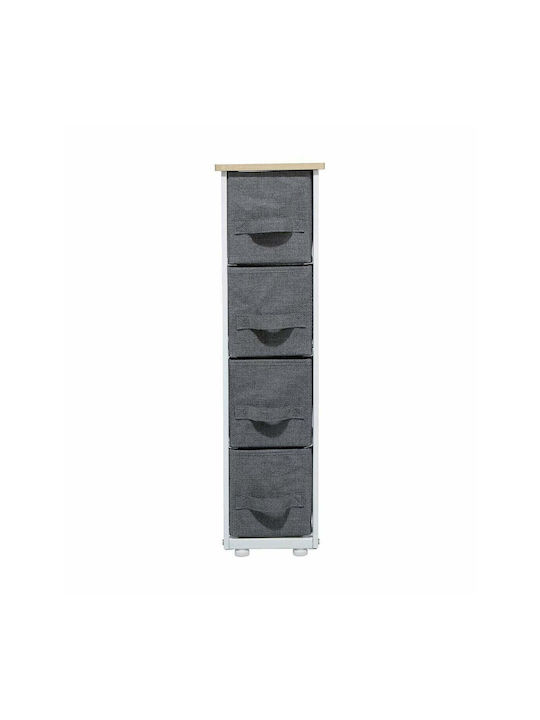 Schubladen Aufbewahrung mit 4 Schubladen L48xB20xH73.5cm