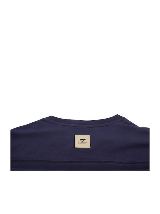 Kurzarmbluse Blau