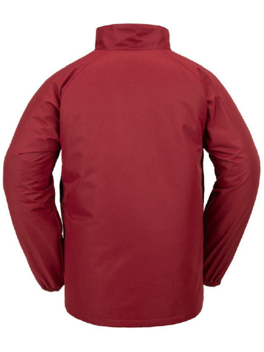 Volcom Ravraah G0652412-MAR Ανδρικό Μπουφάν για Σκι & Snowboard Κόκκινο
