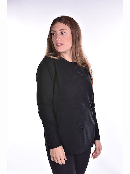 Raiden Women's Blouse Long Sleeve Black