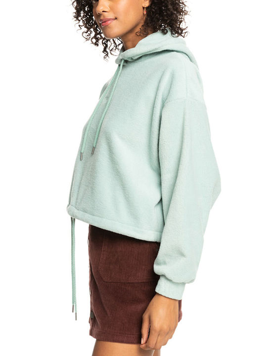 Roxy Wave Women's Hooded Fleece Sweatshirt Green