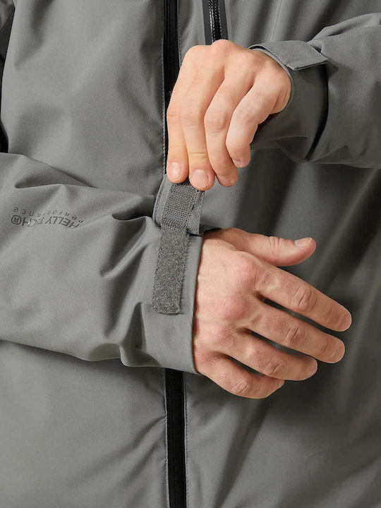 Helly Hansen 65930-876 Ανδρικό Μπουφάν για Σκι & Snowboard Γκρι