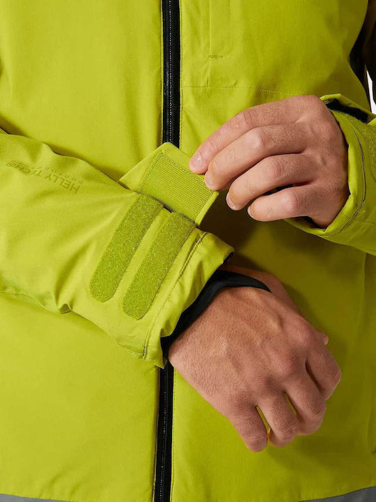 Helly Hansen 65915-452 Ανδρικό Μπουφάν για Σκι & Snowboard Πράσινο