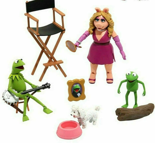 Diamond Select Toys Muppet Show: Kermit & Miss Piggy Φιγούρα Δράσης 18εκ.