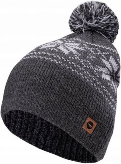 Pom Pom Beanie Unisex Beanie Knitted in Black color