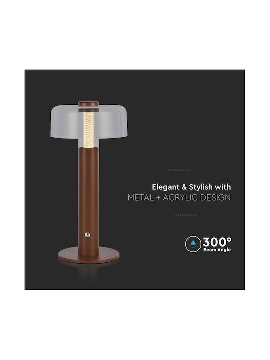 V-TAC Διακοσμητικό Φωτιστικό LED Θερμό Λευκό 3000K 30εκ.