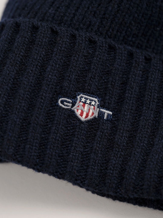 Kids Beanie Knitted Navy Blue