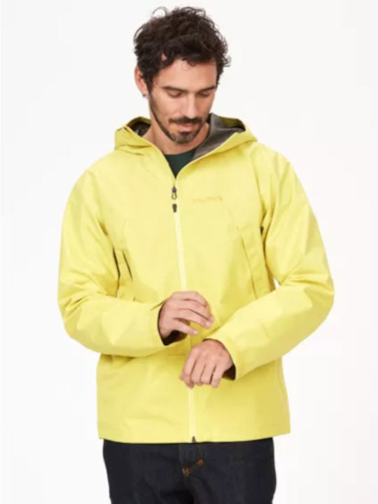 Marmot Minimalist Мъжко яке Casual Водоустойчиво Yellow