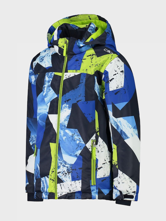 Kids' Sports Jacket Windproof with Hood Blue